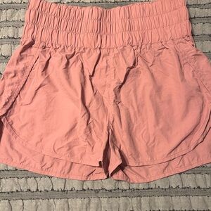 Zenana Outfitters Coral Elastic Waist Shorts